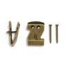 HangZ 15lb Canvas Sawtooth Hooks (50-Pack) Exclusively Designed to Work