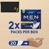 Tena Men Level 2 Incontinence Pads Men Bundle by Wishesla