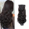 TTPSRY Extensions Clip in Extensions für Damen Ponytail Extension 56cm