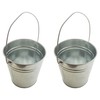 PAIL TIN 6 INCH HIGH X 7.25 INCH DIAMETER