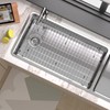 Large Sink Protector for Kitchen Sink,Metal Sink Rack 28.8" X