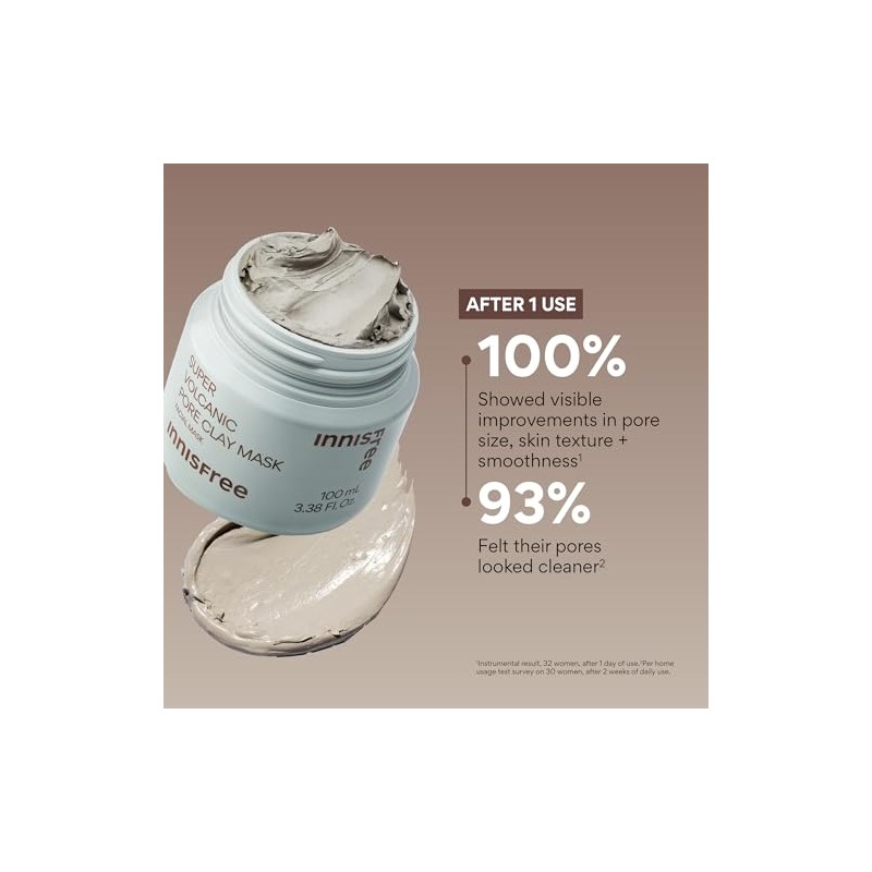 innisfree Super Volcanic Pore Clay Mask, Korean Pore Clearing Clay