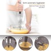 Stainless Steel Semi-Automatic Whisk Hand Push Rotary Whisk Blender Egg