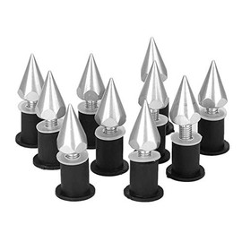Wind Screen Spike Bolts,Windshield Spike Fairing Bolt Kit M5 Screws Nuts Fit for Motorcycle Modification(Silver)