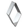 QAAQS Rhombus Diamond Cookie Cutter Set - 4 Piece Assorted