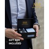 Massi Morino Tie and Pocket Square Set Men incl. Cufflinks,