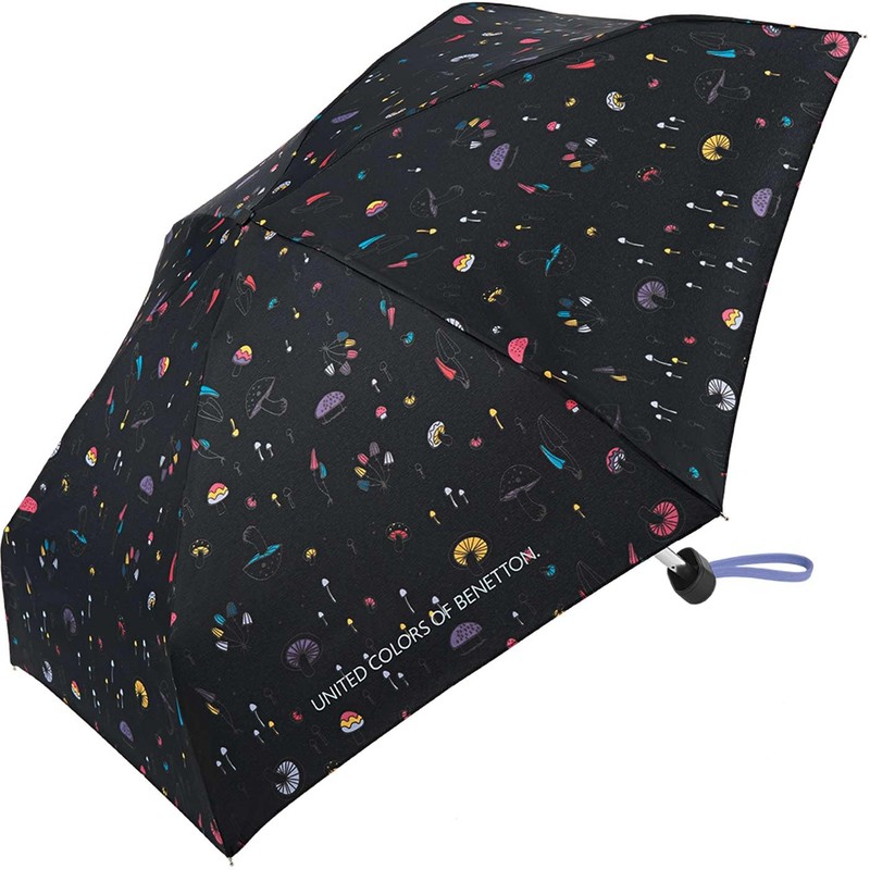 Benetton Taschenschirm Ulra Mini Flat Spectral Mushrooms