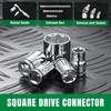 SK 3/8" Drive Socket Set, SAE Sockets, 13-Piece, 1/4" to