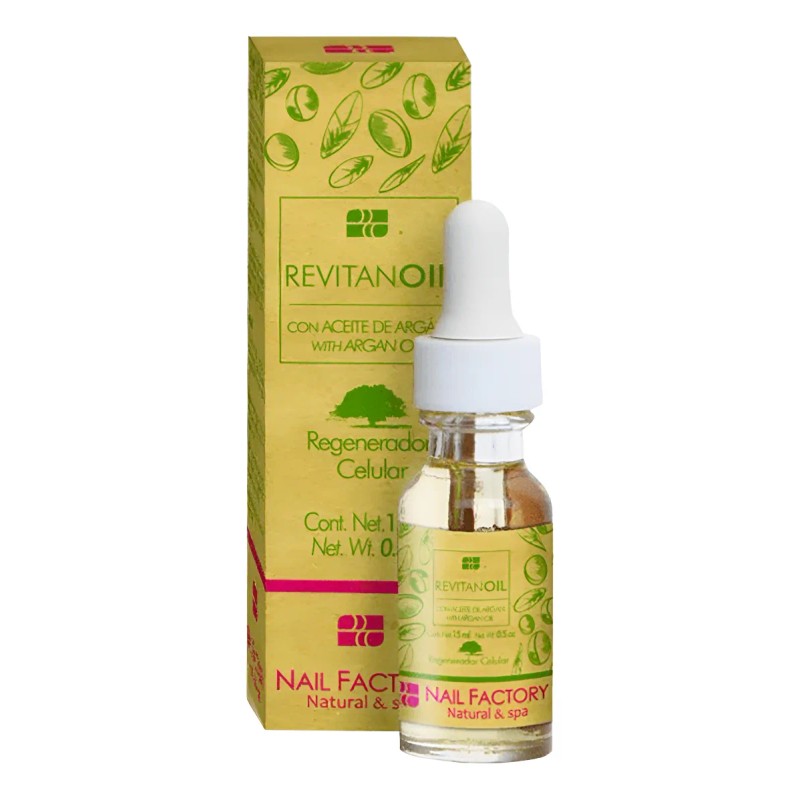 Aceite Revitalizante Uñas , 1/2 Oz Revitanoil , Nail Factory