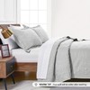 Love's cabin Quilts for Queen Bed Light Grey Bedspreads Bedding