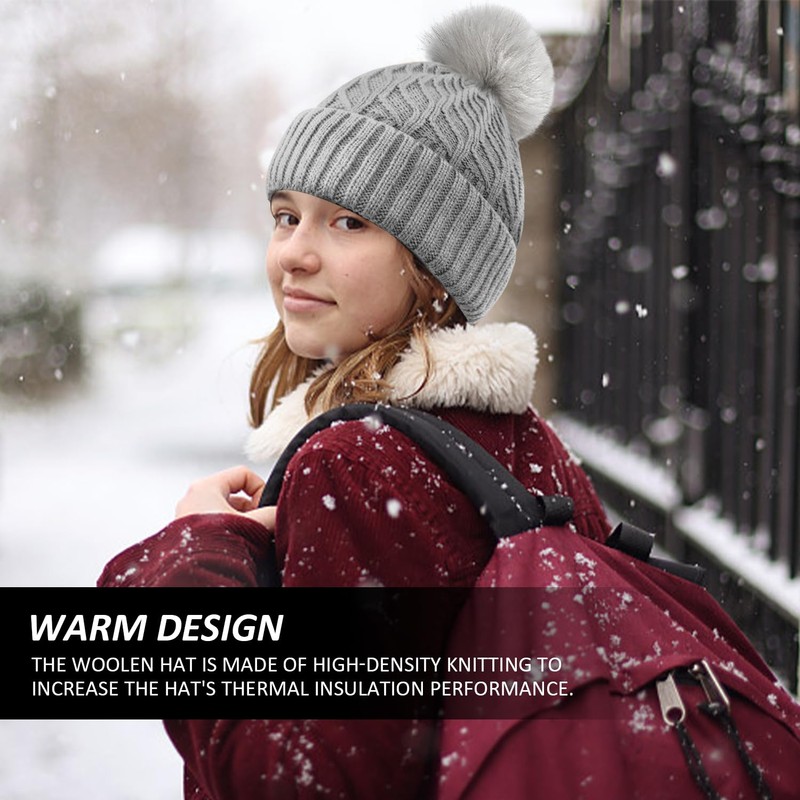 NyxSeat 1 x Beanie Women's Knitted Hat Winter Warm Hat