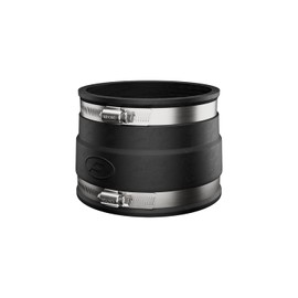 Fernco P1070-44 Flexible PVC Corrugated Pipe Coupling for ADS and Hancor Corrugated to Plastic Plumbing Connections