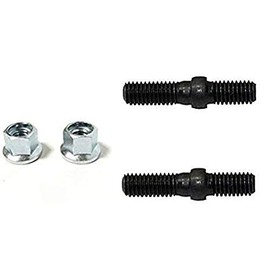 Echo V224000031 (x2) + 43301903933 (x2) Chainsaw Guide Bar Studs Bolts + Nuts Fits CS-300 CS-305 CS-306 CS-340 CS-341 CS-345 CS-346