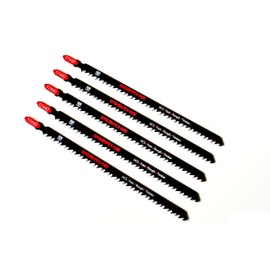 WERKON 5 x Jigsaw Blades 180 mm T-Shank T744D Extra Long Wood Jigsaw Blades