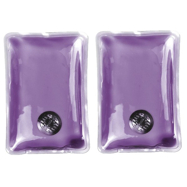 Pocket Warmers According to ISO 13485 Hand Warmers Heat Pads Finger Warmer Reusable Gel Pads Thermal Pads in Many Designs and Quantities of Notrash2003® (Purple, Pack of 2)