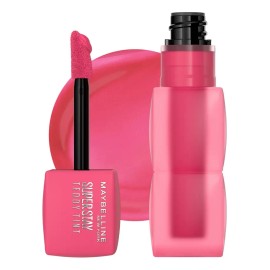 Maybelline Tinta para labios Super Stay Teddy Tint, 5ml - Tinta multiusos de larga duración, Labial efecto mate, difuminado hasta por 12H, textura suave a los labios, sin transferencias