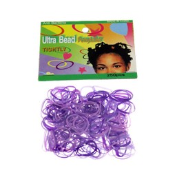 Zac's Alter Ego Pack of 250 Small Mini Braiding Hair Bands/Rubber Elastics