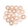 A ABSOPRO Copper Washer 8x14x1mm Copper Copper Tone (Set of