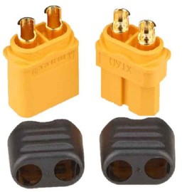 5 Pairs Amass XT60 XT60H Male Female Plug Adapter Plug Adapter with Sheath and Heat Shrink Tube