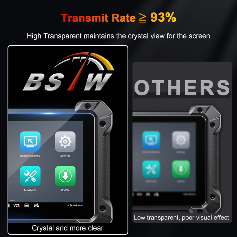 BSTW for Autel Scanner 10.1-Inch Screen Protector for Autel MaxiCOM
