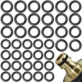 PAGOW 40 Pack O-Rings Power Pressure Washer Replacement for 1/4 inch, 3/8 inch, M22 Quick Connect Coupler (20pcs for 1/4" + 20pcs for 3/8")