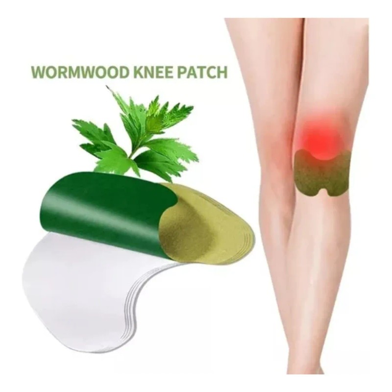 100 Parches Para Rodilla, Dolor, Hinchazón, Circulación.