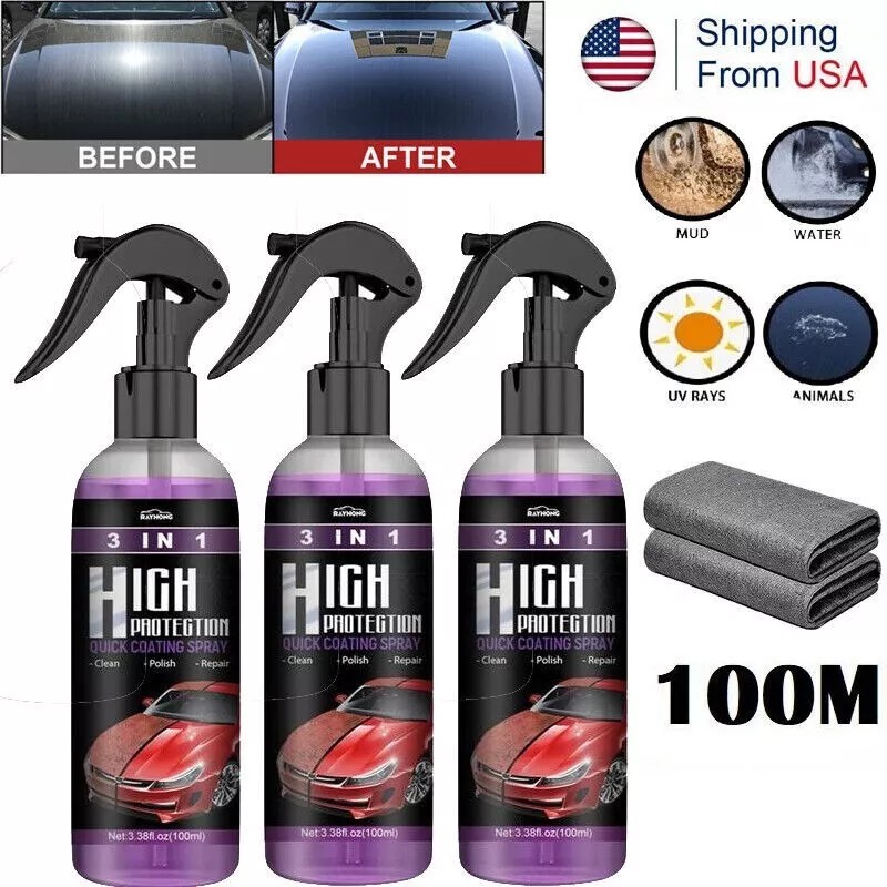 Unbranded 100ML 3 in 1 High Protection Quick Car Coat