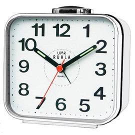 UMR Ruhla Quarz-Wecker mit Bell-Alarm
