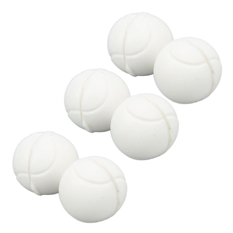 6 Pcs Tennis Racket Damper Silicone Shock Absorber Tennis Ball