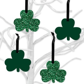 Big Dot of Happiness St. Patrick’s Day - Saint Paddy’s Day Decorations - Tree Ornaments - Set of 12