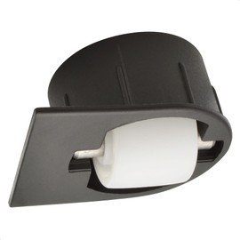 WAGNER ROLLER-MINI Swivel Castor / Countersunk Roller Diameter 15 mm, Hard, Black Plastic Housing 30/Diameter 25 x 14/2 mm, Metal Pin, Load Capacity 50 kg, Made in Germany - 01705501