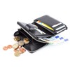 Greenburry Spongy Wallet Leather 9 cm Black