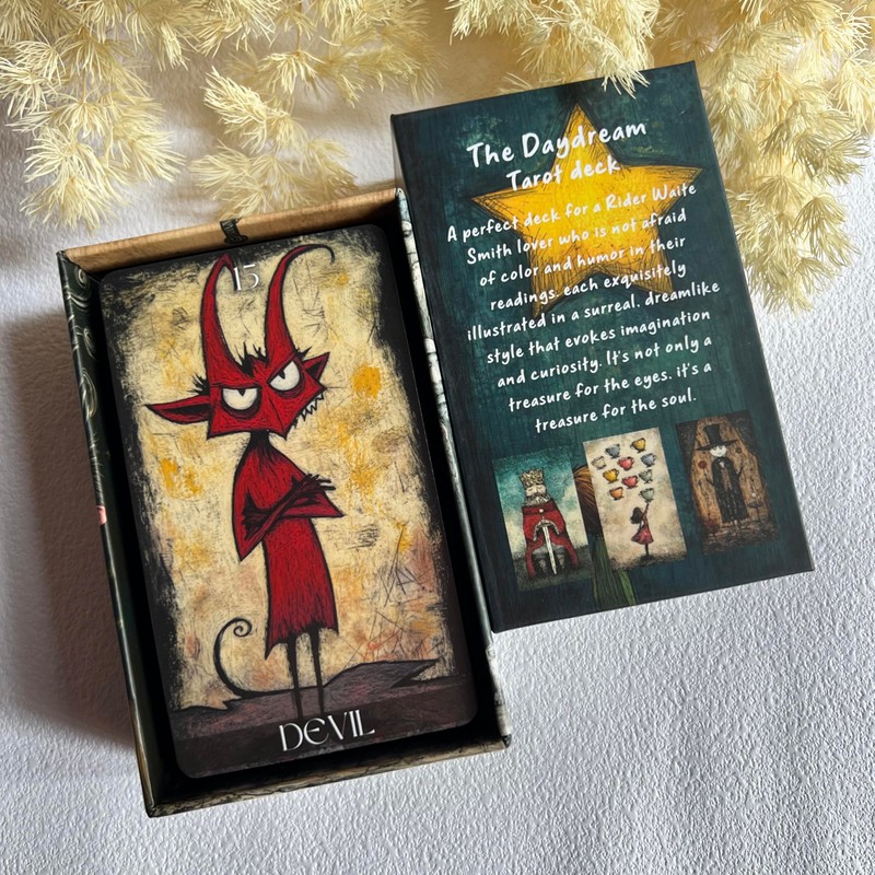 Jrskvaro Daydream Tarot Cards for Beginners, Tarot Deck Surreal Dreamlike