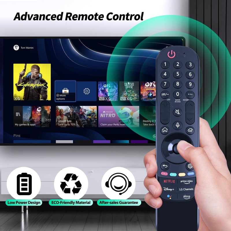 AKB76039902 MR22GA Replaced for LG Smart TV Remote with Pointer