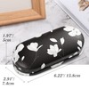MoKo Double Eyeglass Case, Contact Lens Case with Mirror Tweezers