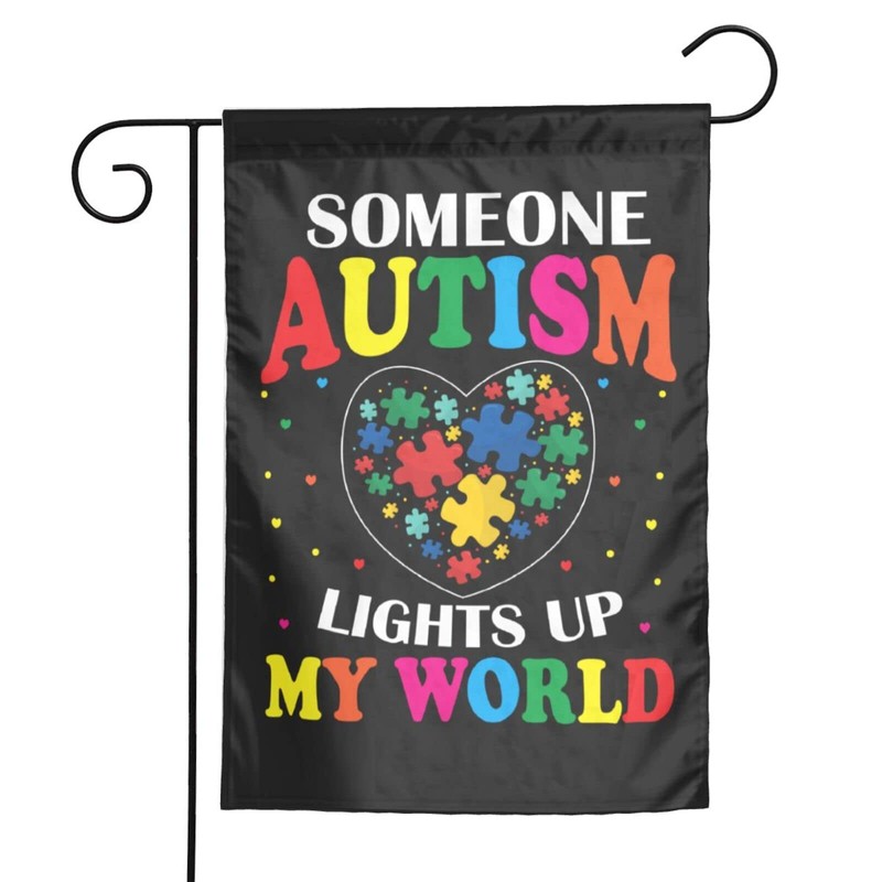 Autism Awareness Garden Yard Double Sided Vertical Flag 12 X