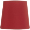 Undisclosed Red Four Inch Tapered Drum Clip on Chandelier Lampshades