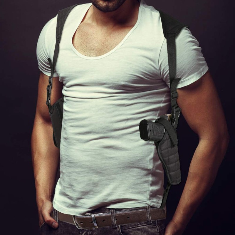 Twod Concealed Carry Shoulder Holster Nylon Cross Harness Vertical Shoulder