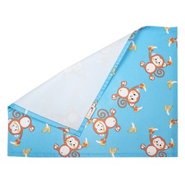 Addi Mall Double-Sided Waterproof Table Placemat / Children's Daycare Equipment Food Plate Waterproof Cloth, Food Plate Mat - White Bear (Grey) / 더해피몰 양면방수 테이블 플레이스 매트 / 유아동 어린이집 준비물 식판 방수천, 식판매트-백곰(그레이)