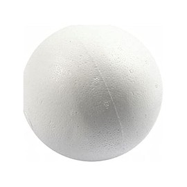 CRAFTY CAPERS 12cm Polystyrene Ball for Crafts | Styrofoam Sphere for Crafts