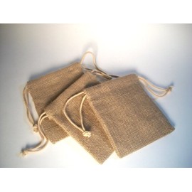 Burlap Favor Bags 3" x 5" - 10 Pack