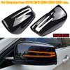 Hacreyatu 1 Pair Side Mirror Cap Covers For Benz W176