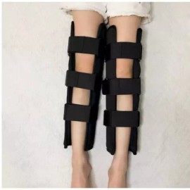 오다리 교정 X다리 바른자세 체형 성인용 외반 교정기 [블랙 M 키 93-106cm] Adult Corrector for Bow Legs with Correct Posture [Black M Height 93-106cm]