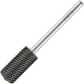 USA PANA Professional 3/32" Shank Size - Crystal Top Small or Large Barrel Carbide Bit - Nail Drill Bit for Dremel Machine - (Large Barrel, Coarse Grit, Black)