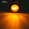 Partsam 2pcs 3/4" Mini Amber LED Marker Clearance Turn Signal