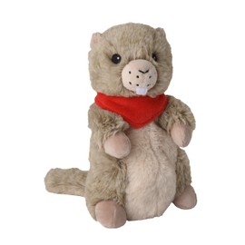 Warmies® Heat Cushion / Soft Toy "Minis Marmot" Removable Millet Lavender Filling 20 cm 280 g