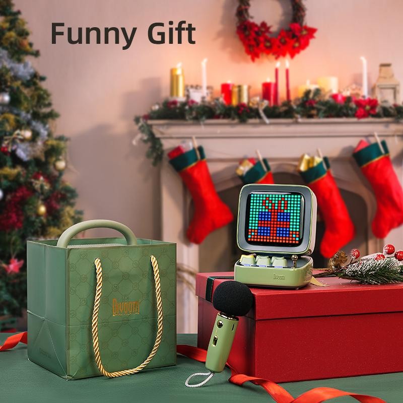 Divoom Ditoo-Mic Mini Karaoke Machine Pixel Art Bluetooth Speaker -