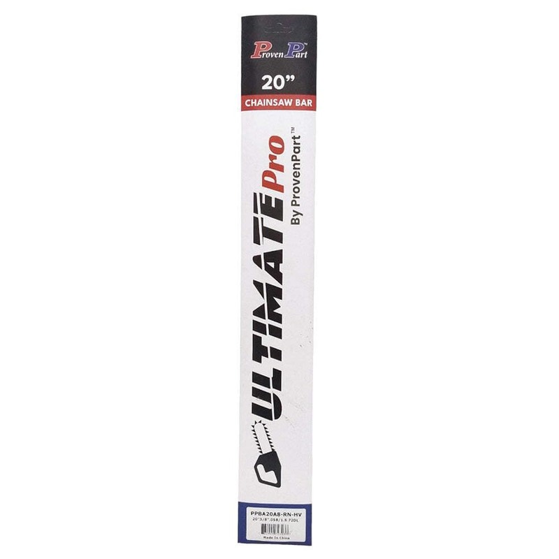 Proven Part 20" Chainsaw Bar And 4 Pack Semi Chisel