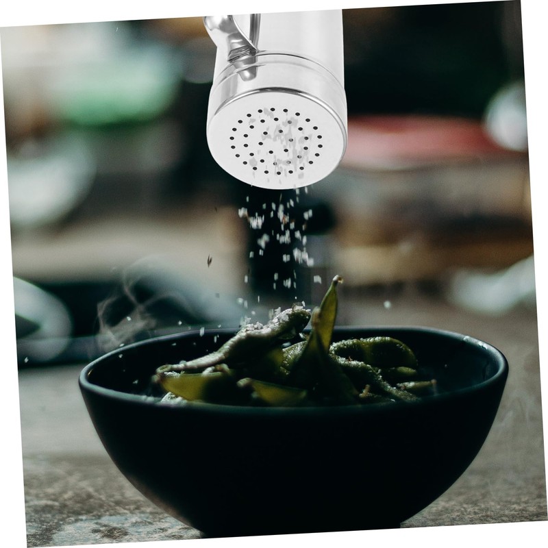 SHOWERORO 3pcs Stainless Steel Powdered Sugar Shaker Baking Duster Lid