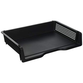 Nakabayashi A4DT-102BK Desk Tray A4 Horizontal Black Document Tray